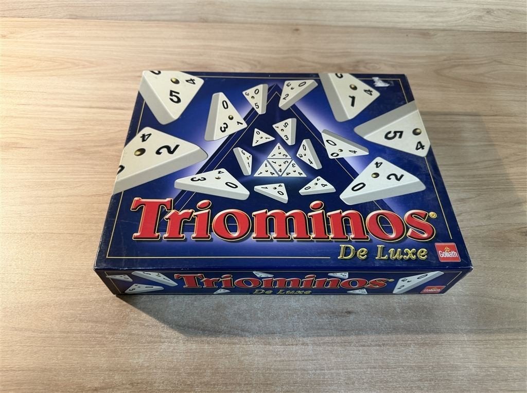 Triominos deluxe goliath - s6953, Verzenden, Zo goed als nieuw