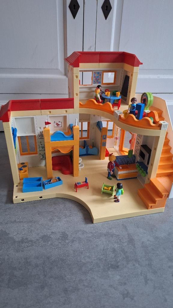 Playmobil 5567 kinderdagverblijf, Kinderen en Baby's, Speelgoed | Playmobil, Ophalen, Gebruikt, Complete set