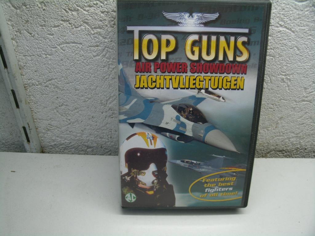 vhs 105b jachtvliegtuigen, Cd's en Dvd's, VHS | Film, Alle leeftijden, Ophalen of Verzenden, Zo goed als nieuw, Actie en Avontuur
