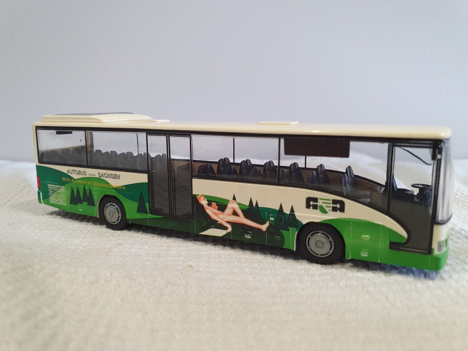 Rietze Mercedes-Benz O550 Intergro Autobus Sachsen 1:87, Ophalen of Verzenden, Gebruikt, Bus of Vrachtwagen, Rietze