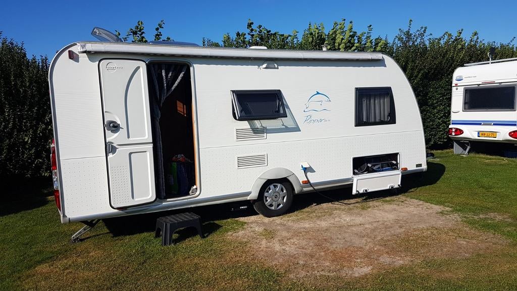 Bürstner flipper 490tk, Caravans en Kamperen, Kachel, Bedrijf, Treinzit, Dwarsbed