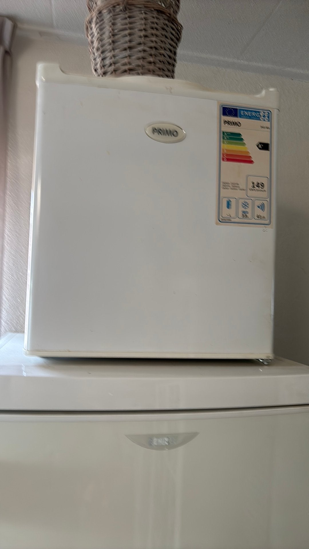 Nette primo vriezer inhoud 33 liter, Ophalen, Vrieskist, Gebruikt, Minder dan 85 cm
