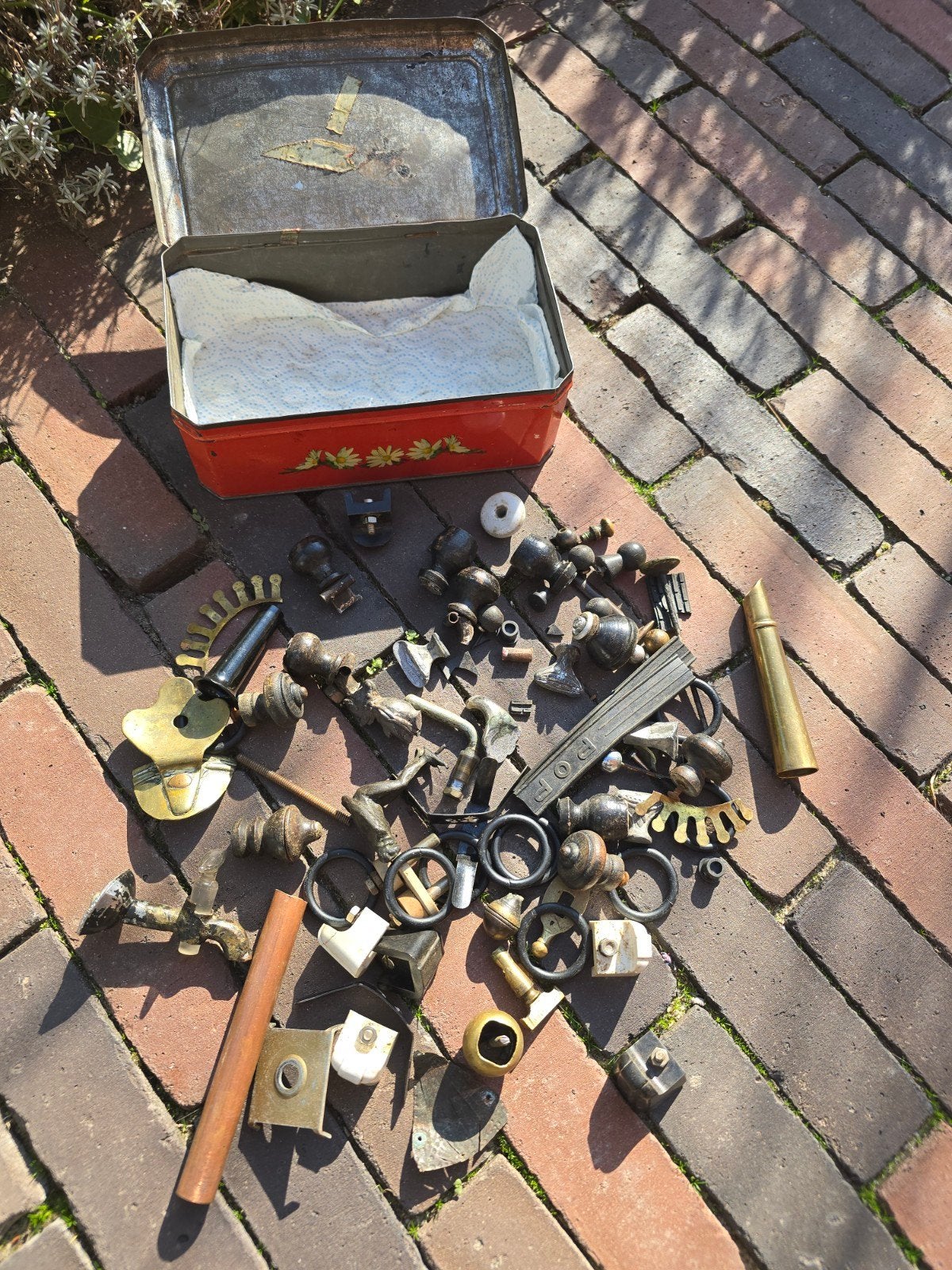 kavel / groot lot 75 items diversen koperen en bronzen  €35, Ophalen of Verzenden