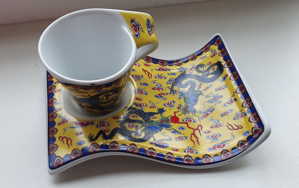 Kop en schotel Geschenk van Chinees restaurant Idol's, Ophalen of Verzenden, Nieuw, Gebruiksvoorwerp