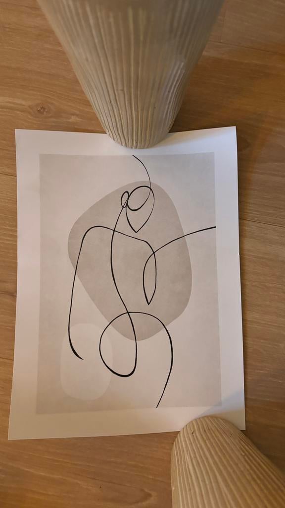 Abstractie poster desenio 30x40, Ophalen of Verzenden, Zo goed als nieuw, Foto of Poster, Minder dan 50 cm