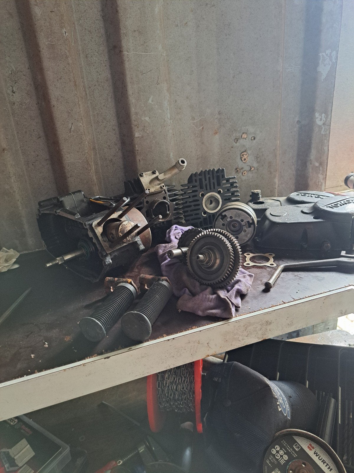 tomos onderdelen, Ophalen, Gebruikt, Blok, Tomos