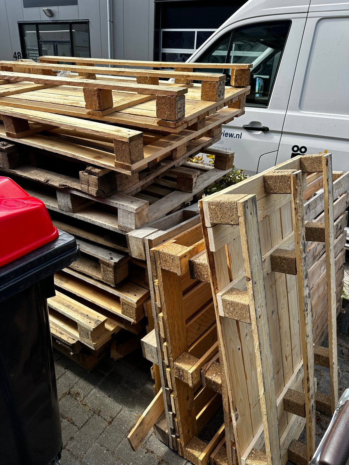 Pallets TEAB mag ook per stuk  brengen kan, Ophalen, Zo goed als nieuw, Pallet, Minder dan 200 cm