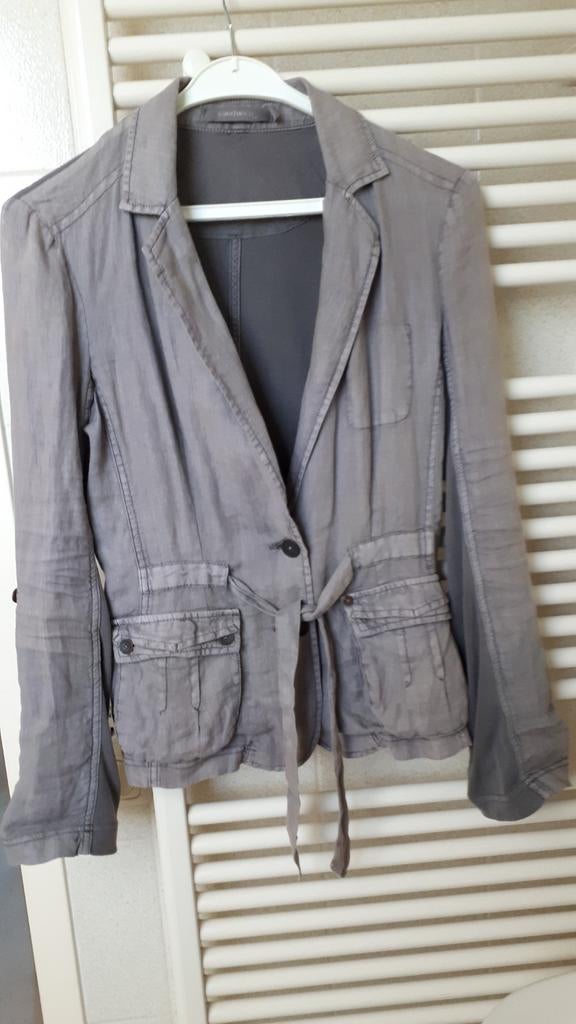 Sandwich jasje maat 42, Kleding | Dames, Jasjes, Kostuums en Pakken, Ophalen of Verzenden, Zo goed als nieuw, Maat 38/40 (M), Grijs