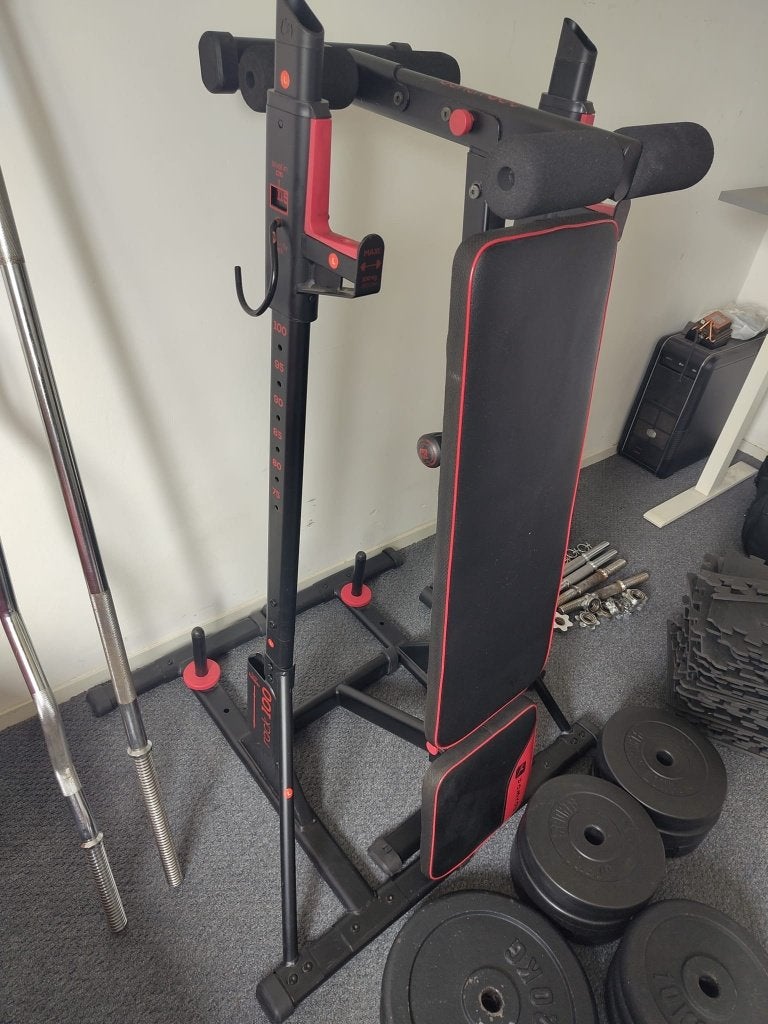 Complete Krachttraining Halterset 145KG (30mm), Ophalen, Gebruikt, Benen, Halterset