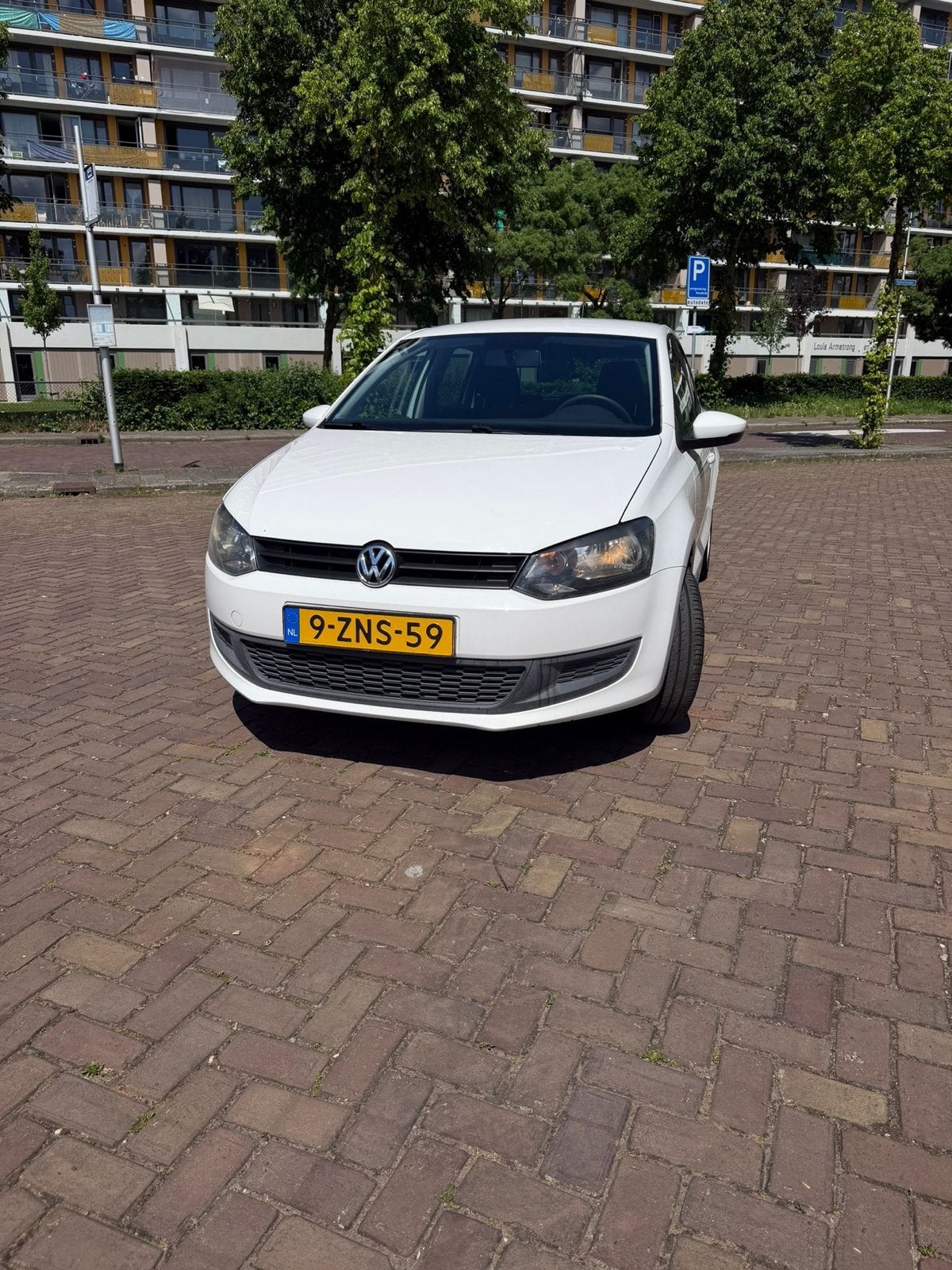Volkswagen Polo 1.2 51KW 2009 Wit, Voorwielaandrijving, 967 kg, 40 €/maand, 1198 cc