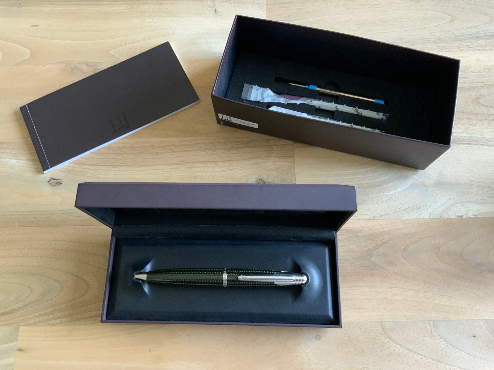 Dunhill Carbon fibre rollerball AD2000, Ophalen of Verzenden, Nieuw