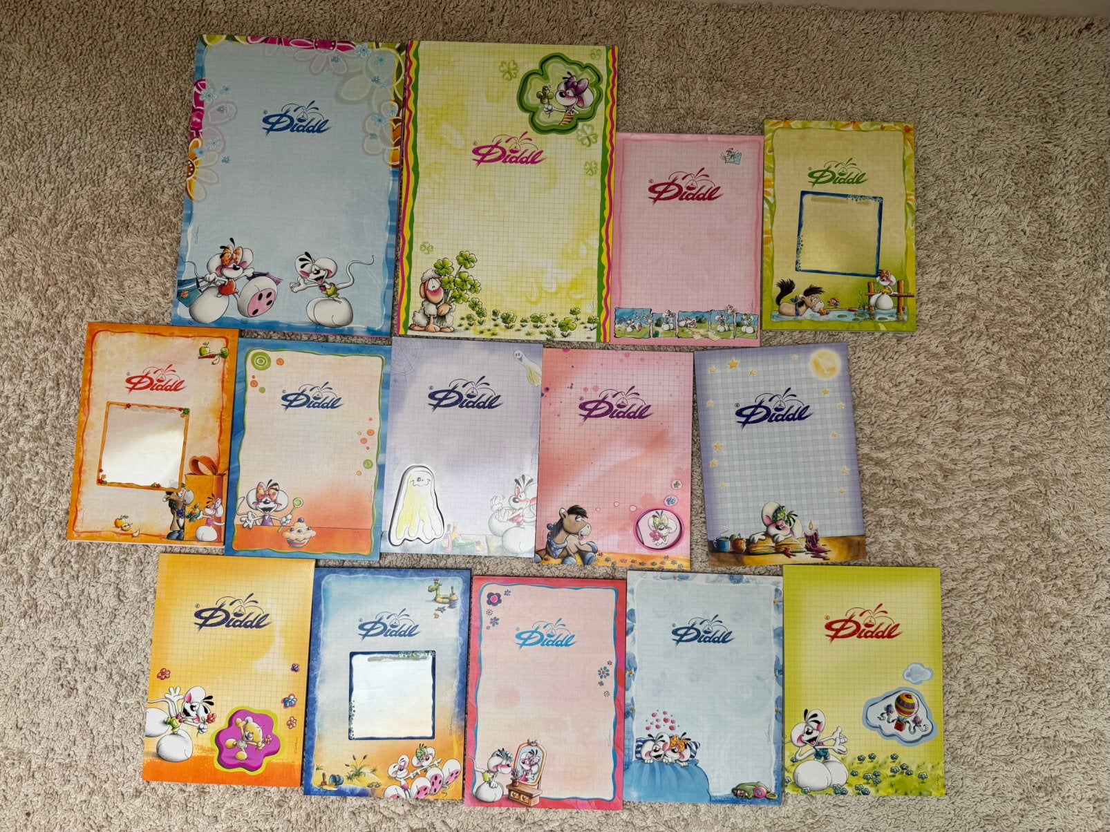 Diddl schrijf blokken, Verzamelen, Diddl, Zo goed als nieuw, Papier, Kaart of Schrift, Ophalen of Verzenden