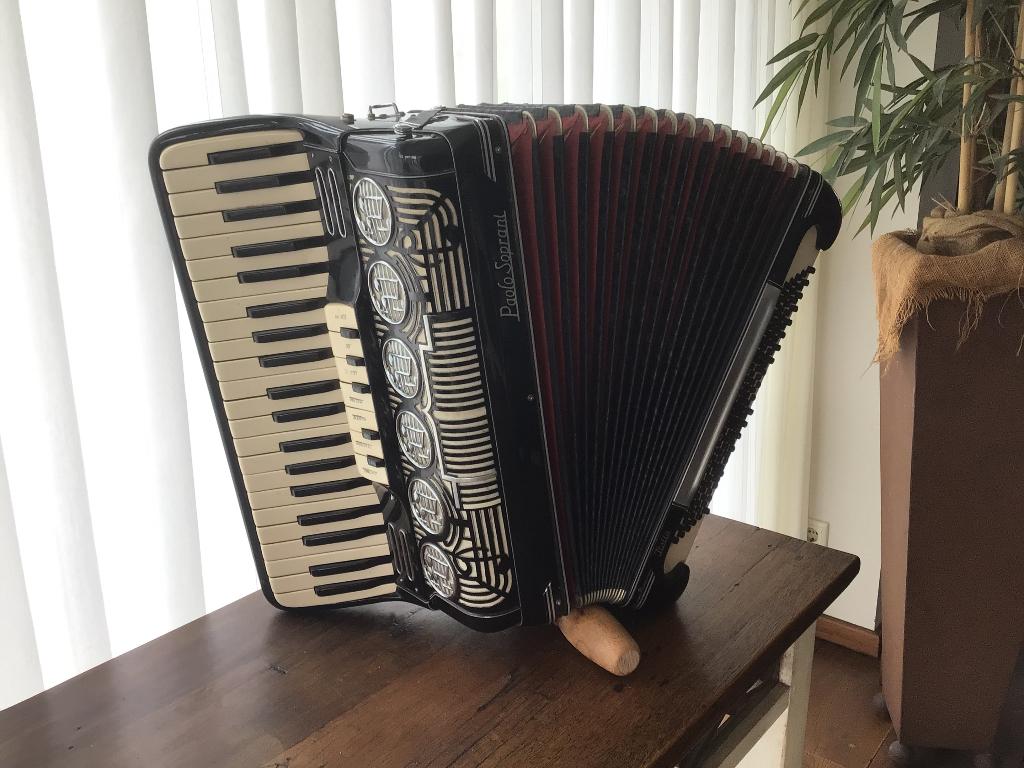 Accordeon Playback Bluetooth Usb-Stick, Overige merken, Met riemen, Zo goed als nieuw, 120-bas