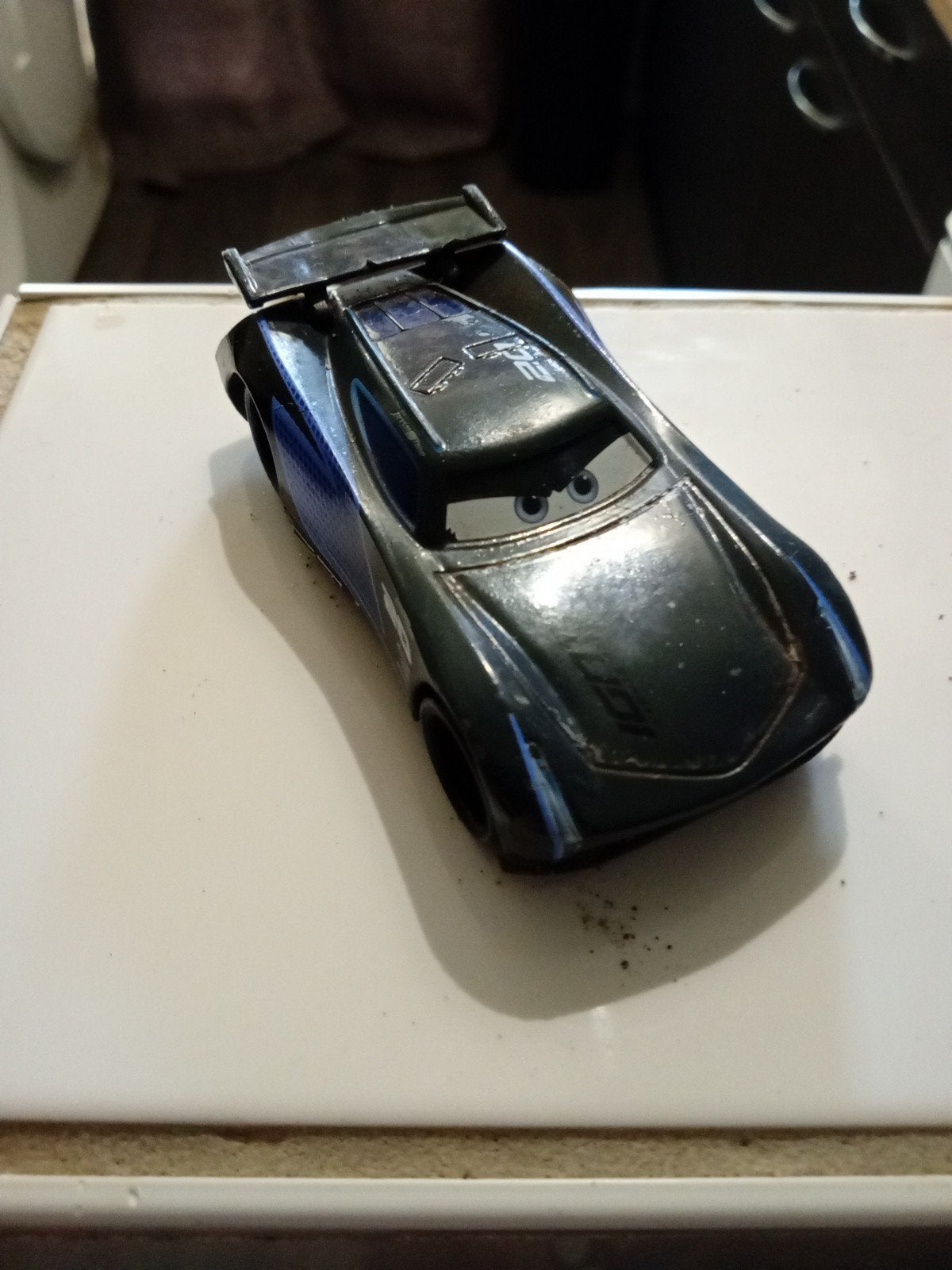 Disney Cars Jackson Storm Speelgoedauto, Ophalen of Verzenden, Gebruikt