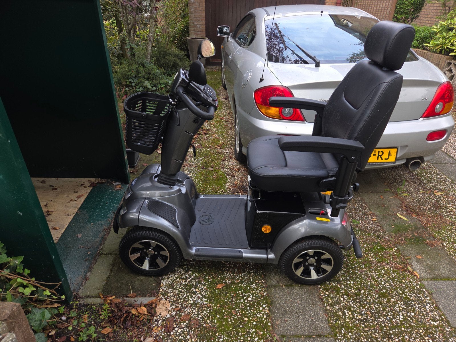 Scootmobiel Leopard 4 Grijs, 6,4km., Diversen, Ophalen, Zo goed als nieuw, 16 km/u of meer, Mango