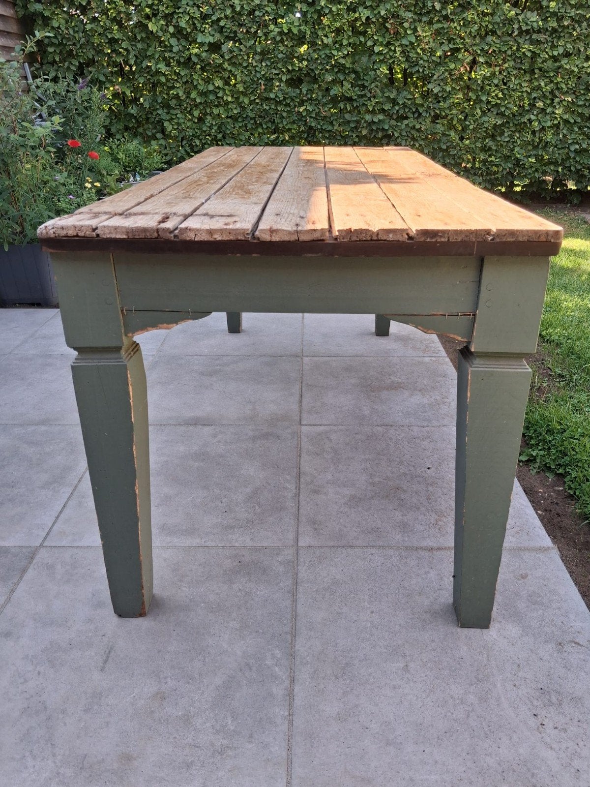 gratis houten tuintafel - 180x80x77 cm, Ophalen