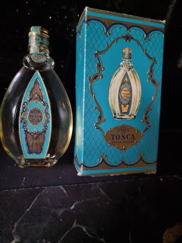 Grote fles tosca verzegelde fles, Ophalen of Verzenden, Parfumfles
