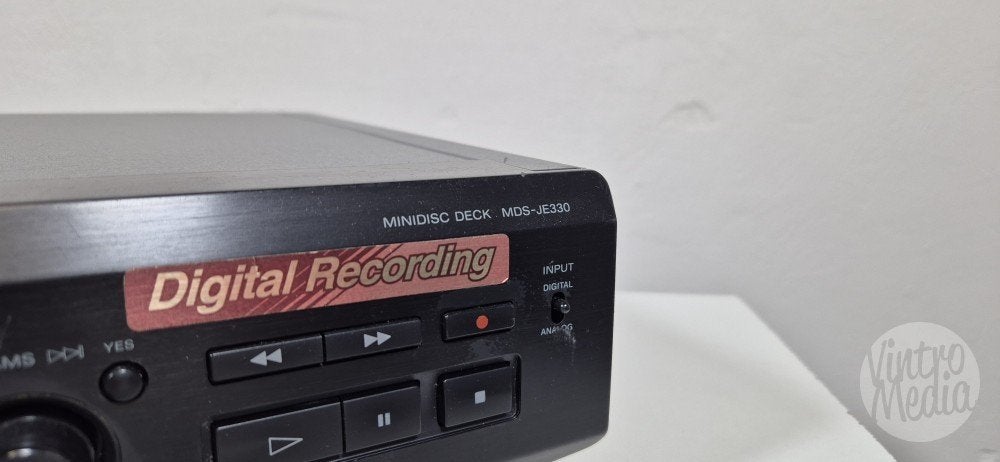 Sony MDS-JE330 Minidisc Speler | Minidisc Recorder | MD, Ophalen of Verzenden, Minidisc-recorder