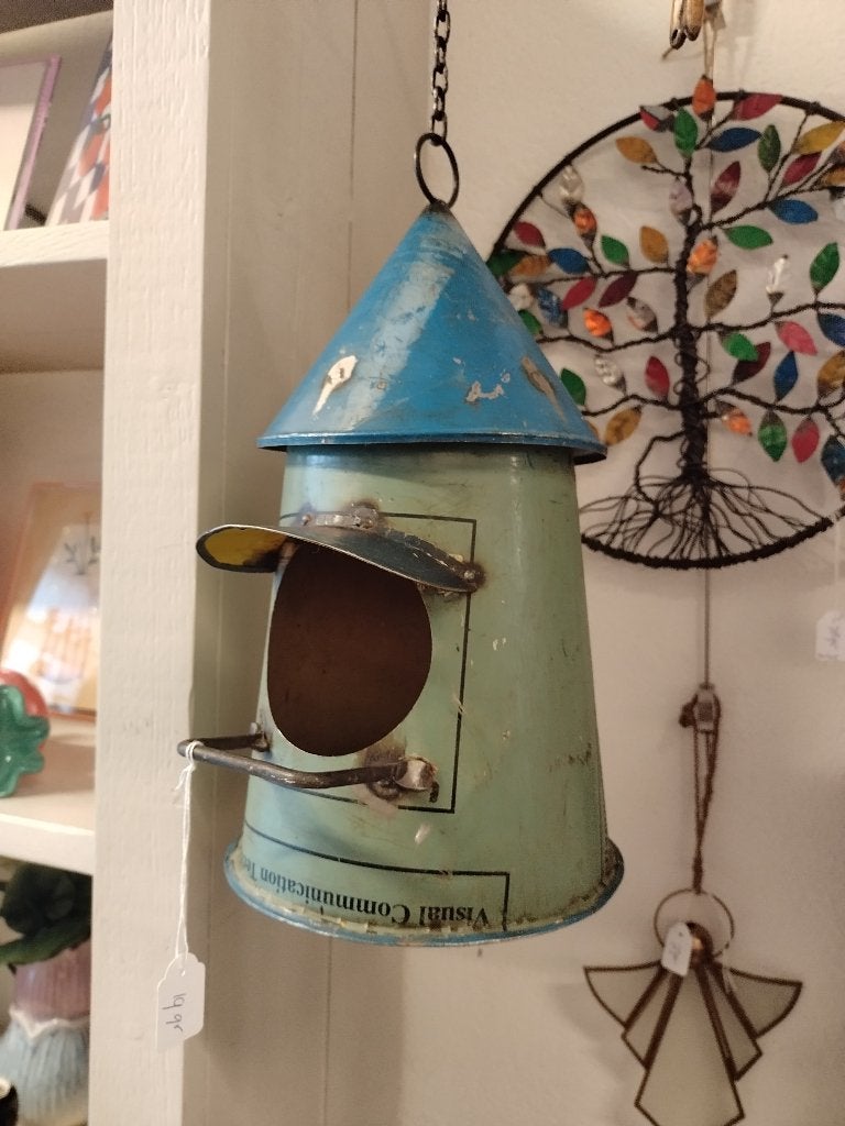 Vogelhuis van gerecycled blik XL, -, Kwastje-over-Kastje, Nieuw, Ophalen of Verzenden