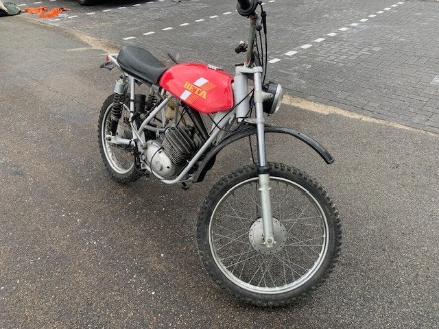 Beta 2-takt Crossmotor Enduro 125 es  1 Cilinder Rood, Motoren, Via beta, modena, Gebruikt, 11 kW of minder, Handgeschakeld