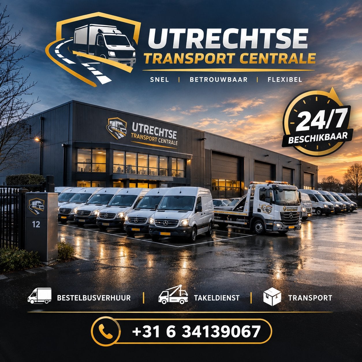 Utrechtse Transport Centrale (Koerier/Transport/takeldienst), Chauffeursdiensten