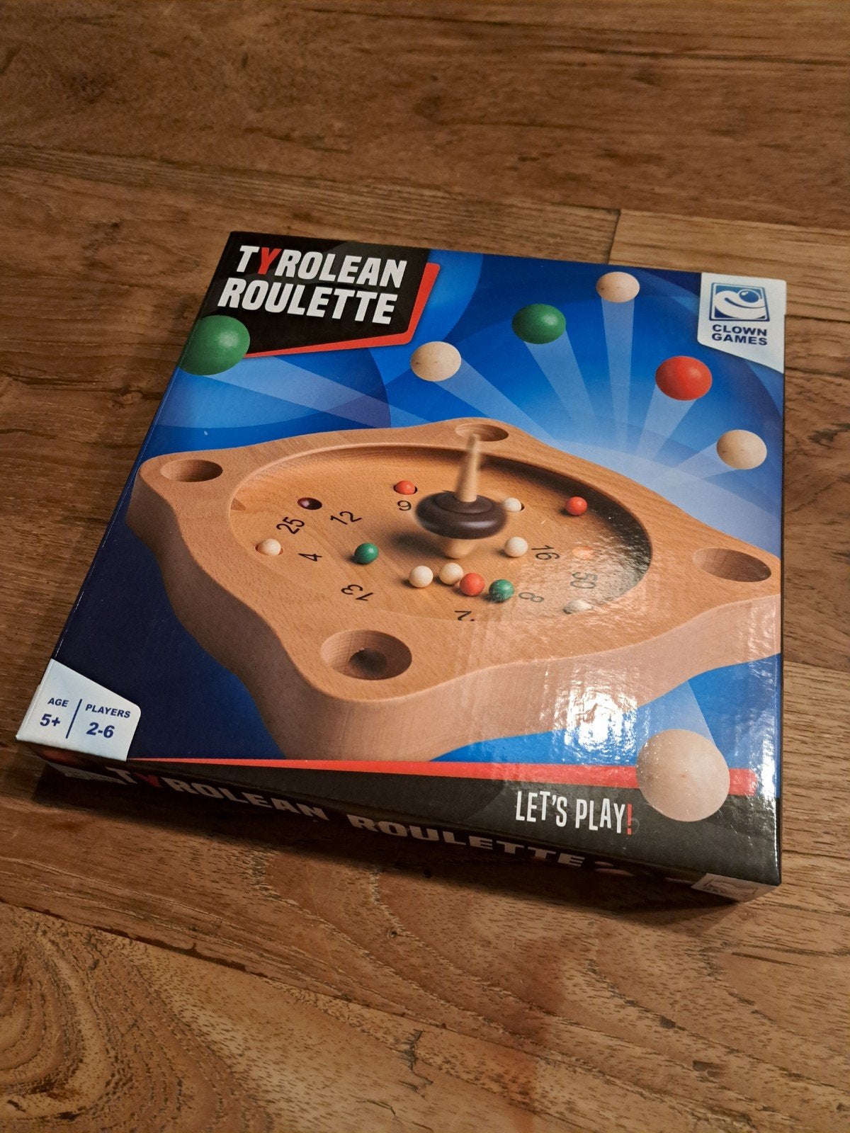 Nieuw Tyrolean Roulette Spel - Nooit uit de doos geweest!, Vijf spelers of meer, Ophalen of Verzenden, Nieuw, Clown Games