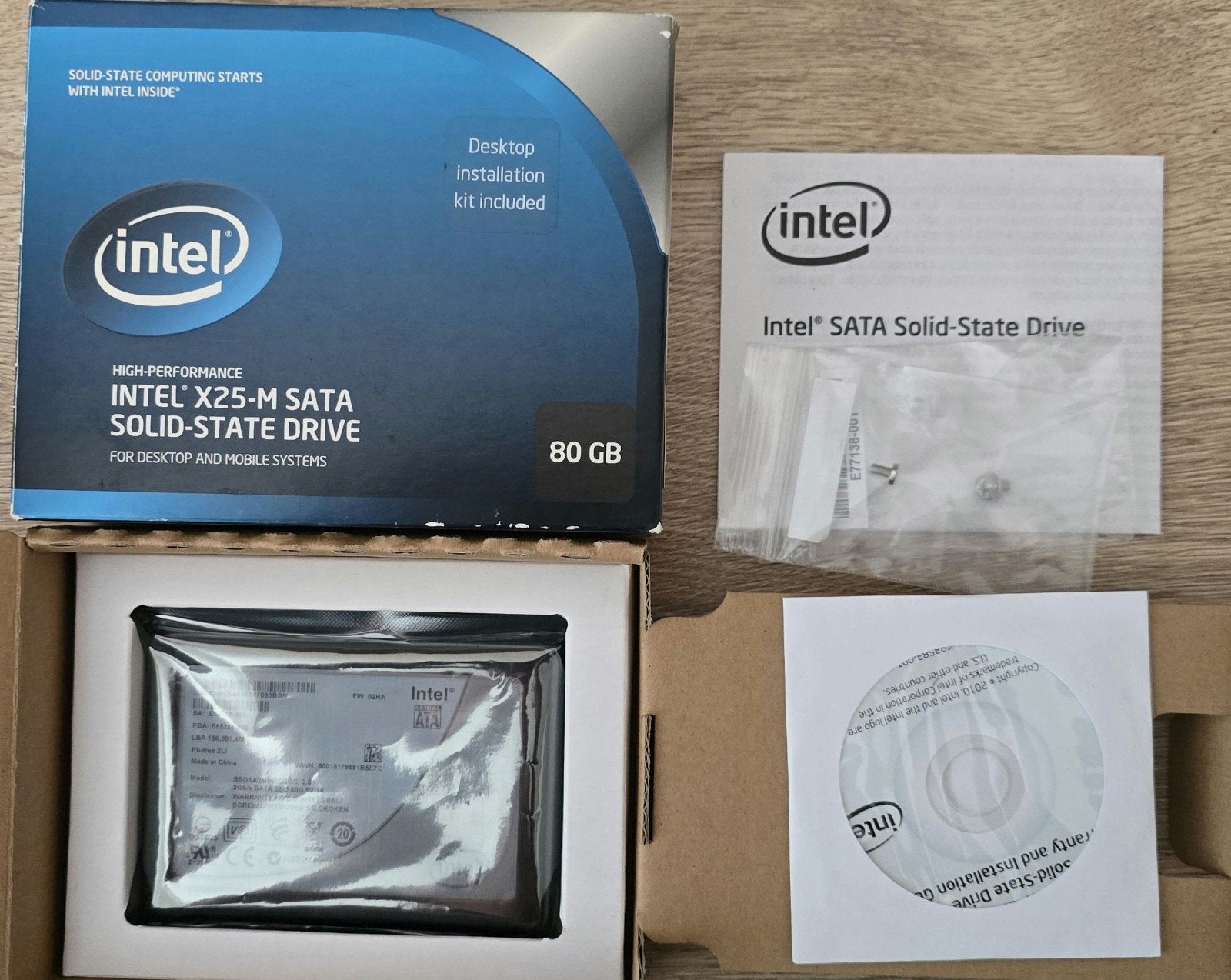 Intel SSDSA2M080G2GC 80GB 2.5" SATA SSD, Computers en Software, Harde schijven, Intern, Intel, Ophalen of Verzenden, Zo goed als nieuw