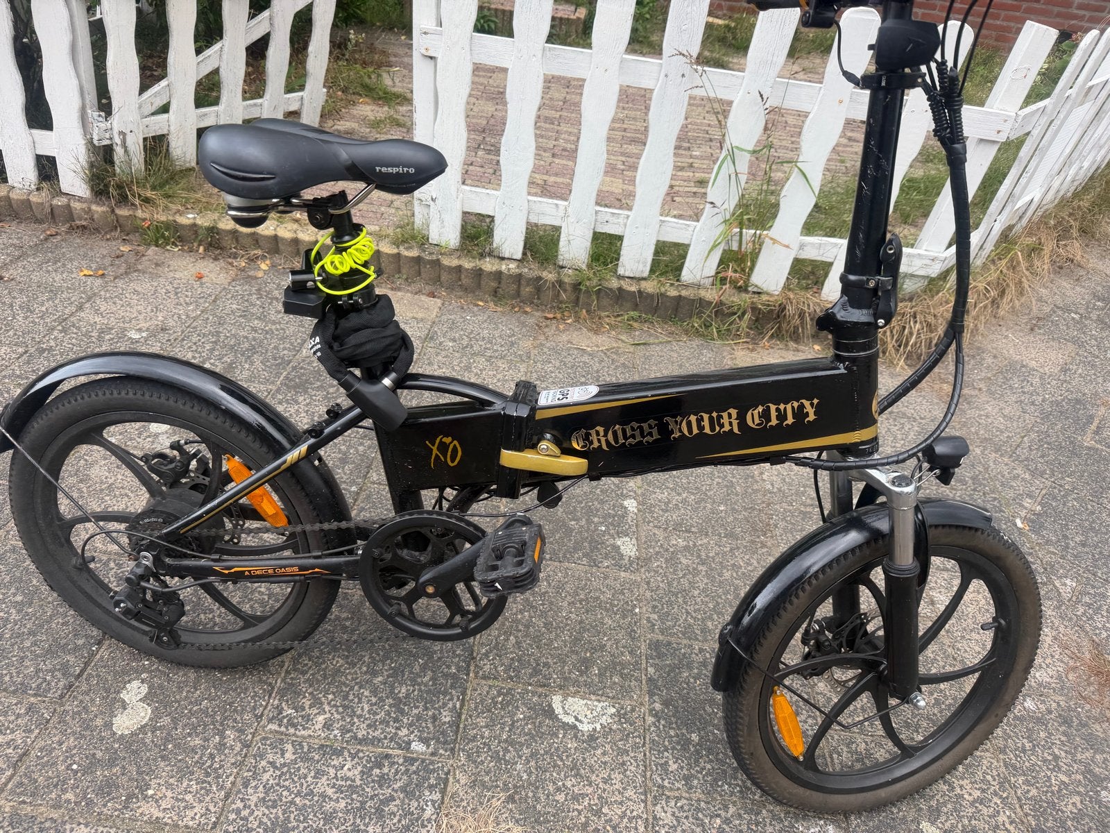 Ado A20+ elektrische vouwfiets, Gebruikt, 55 tot 59 cm, 30 tot 50 km per accu, Ophalen