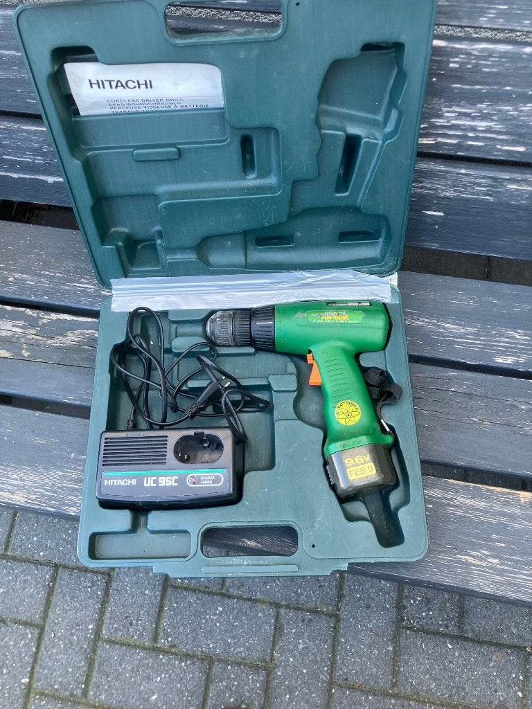 Hitachi, Ophalen of Verzenden, Gebruikt, Accuboormachine