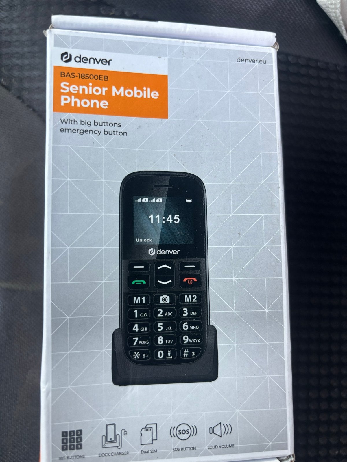 Denver Senioren Mobiele Telefoon - Nieuw in doos (2G), Den, Den, Nieuw, Den