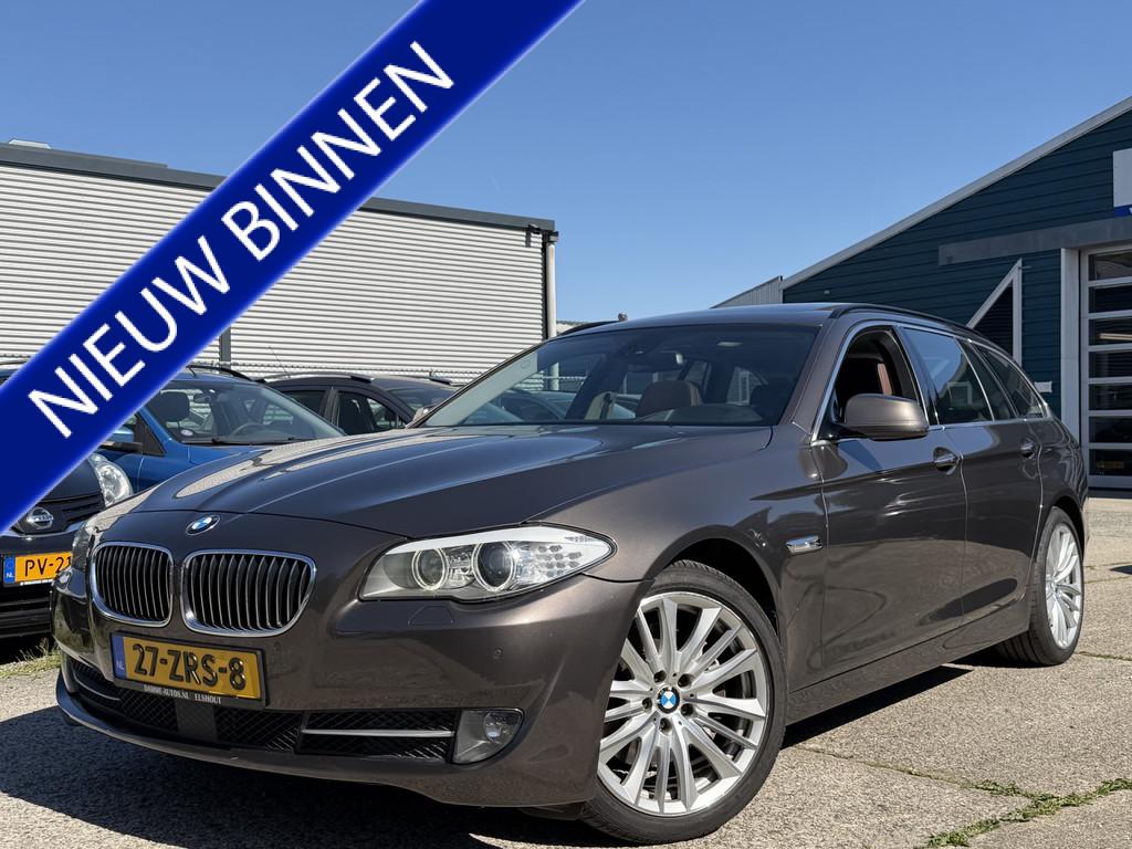 BMW 5 Serie Touring 530D High EXE Aut8 I ECC I 19"LMV I Leer, Automaat, Euro 5, Achterwielaandrijving, Gebruikt