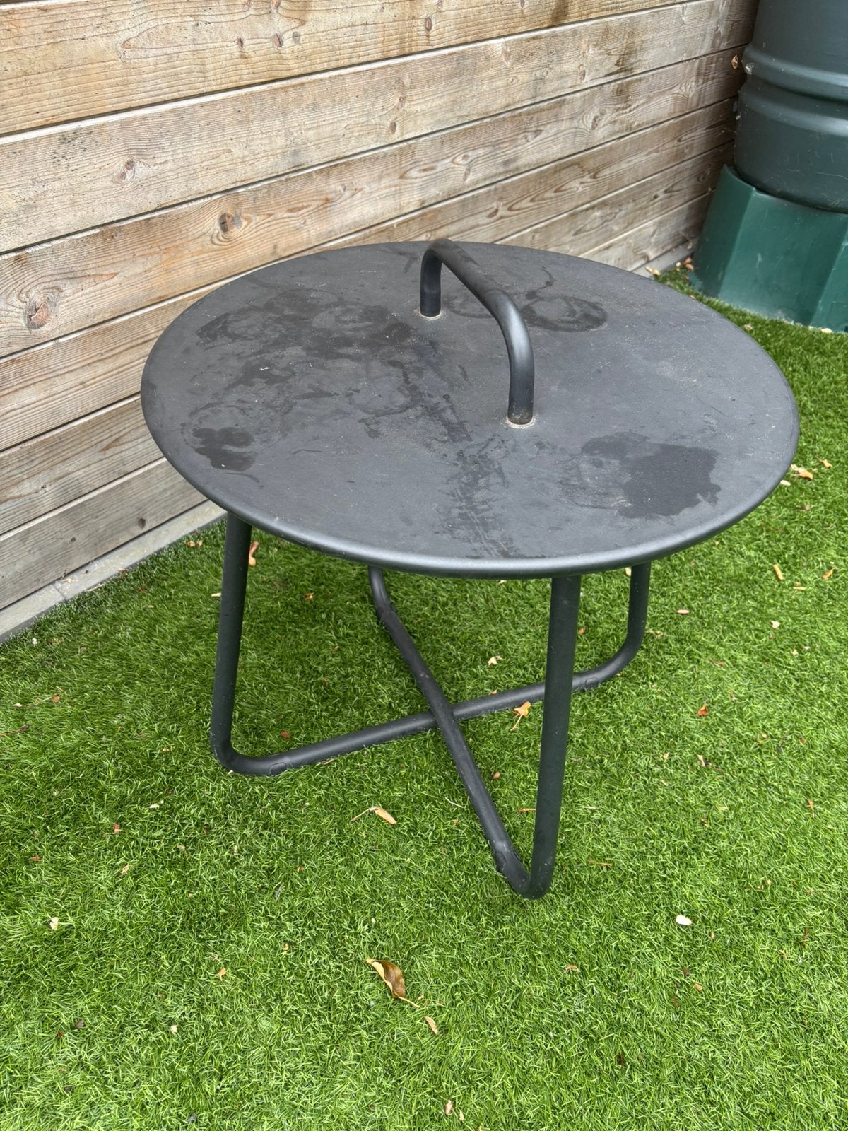 Gratis! Tuintafeltje - vandaag ophalen!, Tuin en Terras, Tuintafels, Ophalen, Gebruikt, Rond, Aluminium