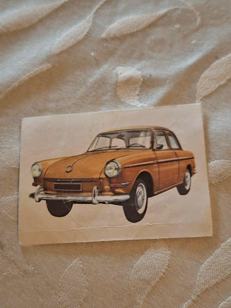 Prentje/Chromo : Volkswagen 1500 / Chocolade Jacques, Verzamelen, 1960 tot 1980, Gebruikt, Verzenden, Prent