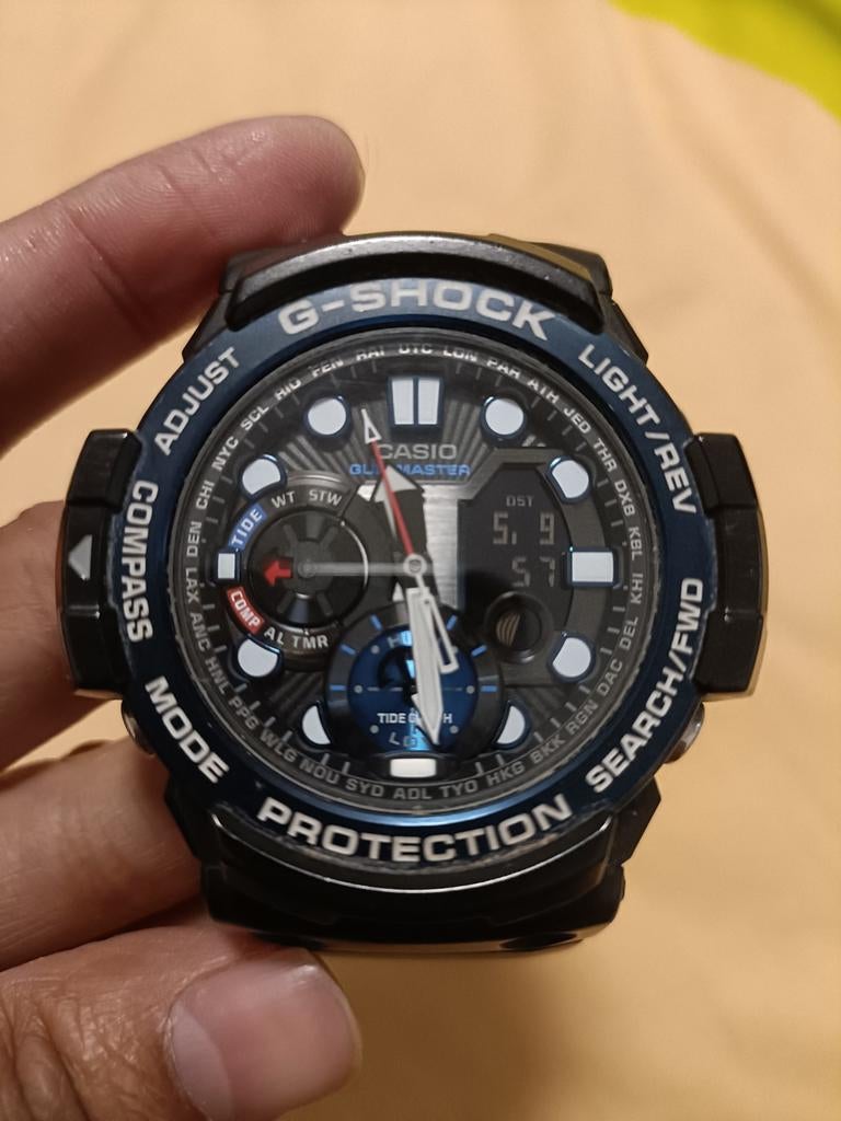 Casio G shock Gulfmaster gn-1000B, Casio, Kunststof, Kunststof, Ophalen of Verzenden