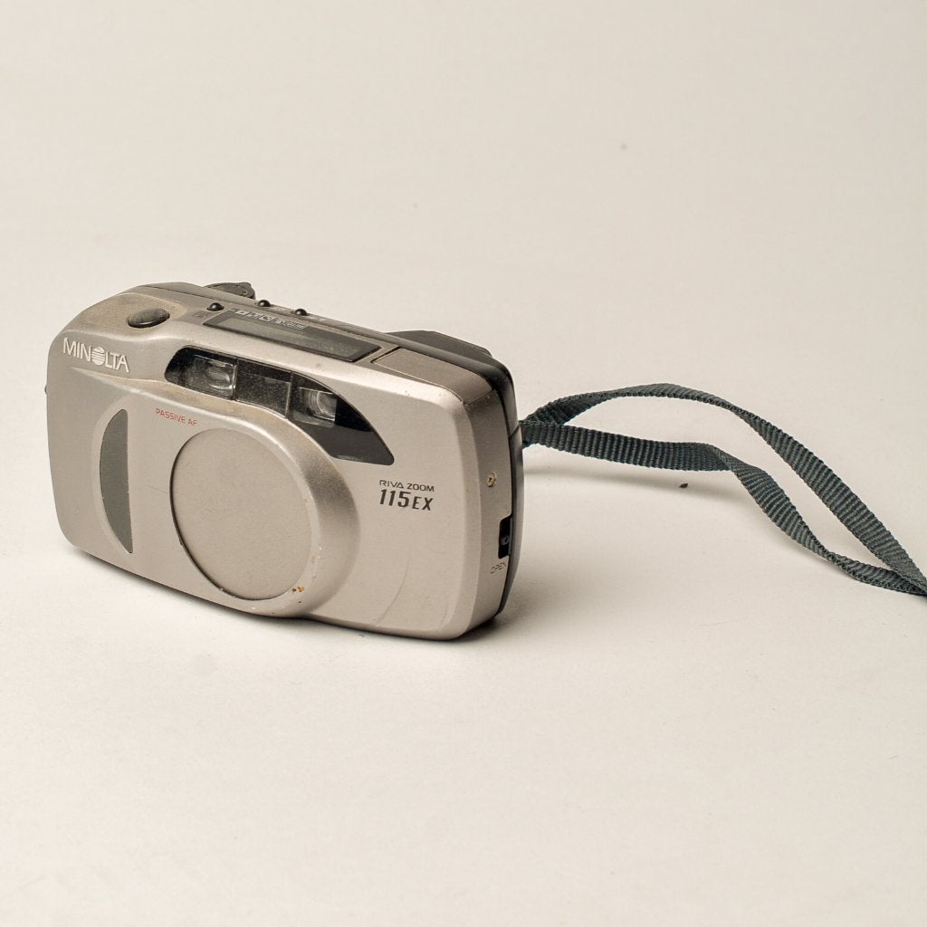 Minolta Riva Zoom 115EX Compact Camera, Audio, Tv en Foto, Ophalen of Verzenden, Gebruikt, Compact, Minolta