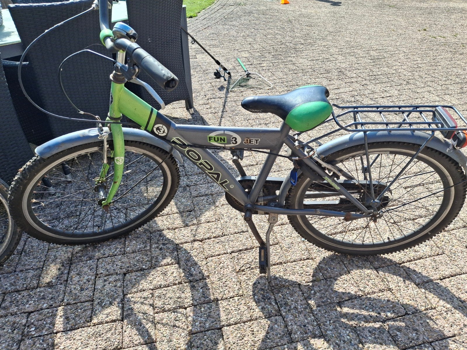 Popal Fun 3 Jet 24 inch kinderfiets, Gebruikt, Ophalen of Verzenden, Popal, Terugtraprem