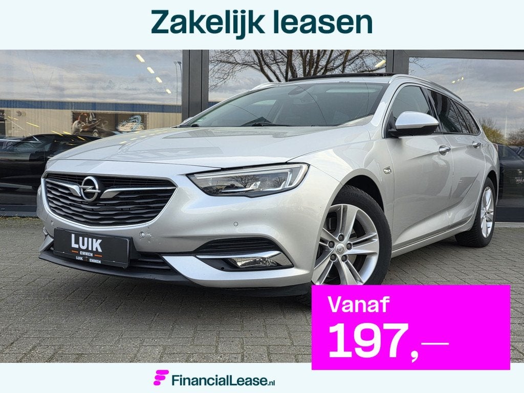 Opel Insignia Sports Tourer 1.5 Turbo Innovation + PANO DAK, Voorwielaandrijving, Gebruikt, Zwart, 4 cilinders