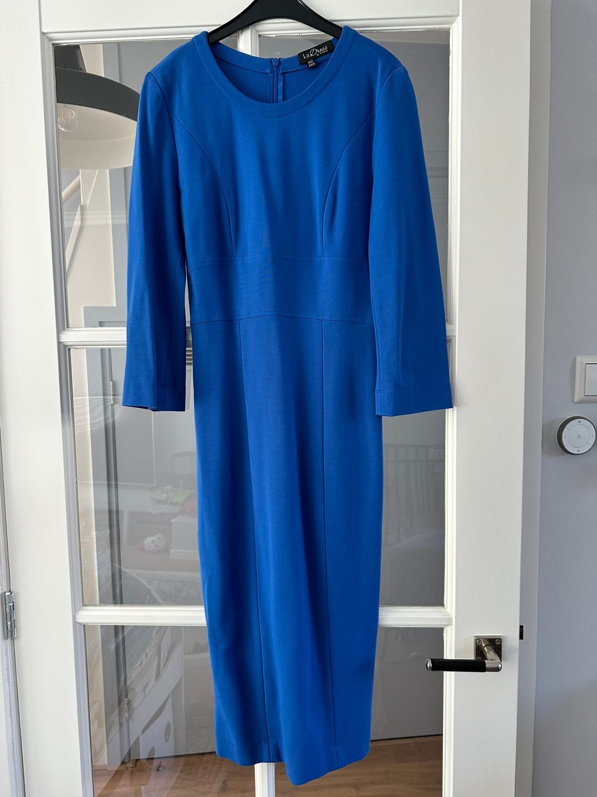 Nieuwe blauwe jurk LaDress maat XXS / XS, Kleding | Dames, Blauw, Nieuw, Ophalen of Verzenden, Maat 34 (XS) of kleiner
