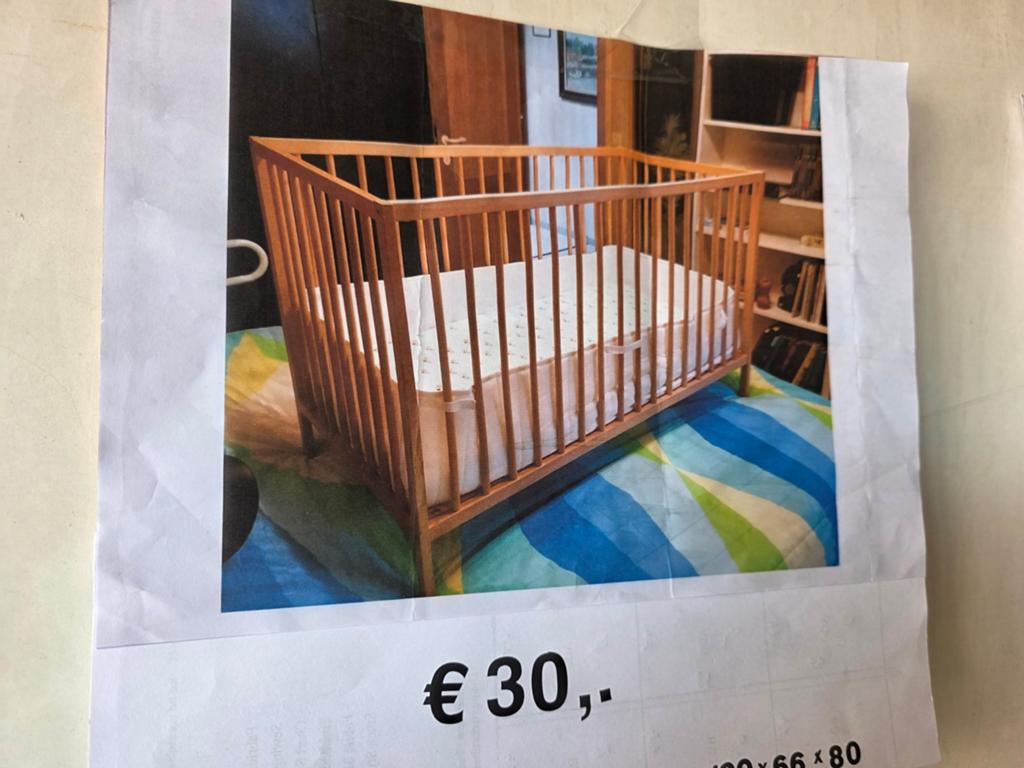 Kinderbed, Ophalen, Gebruikt