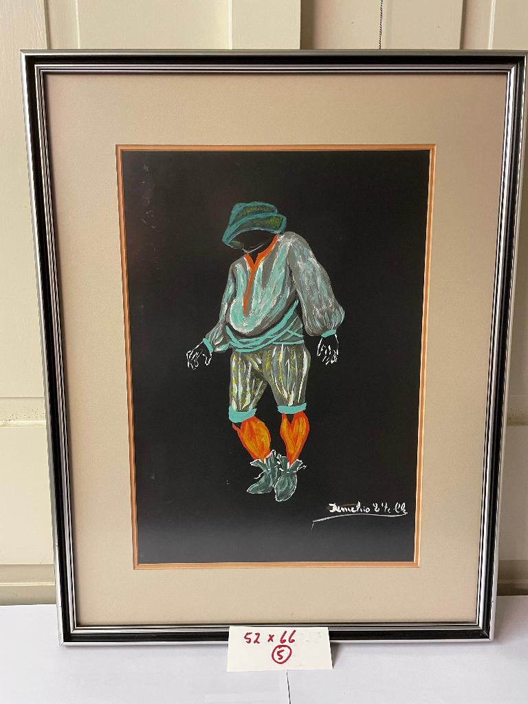 Schilderij Krijttekening ADV#SCHL 5, Ophalen