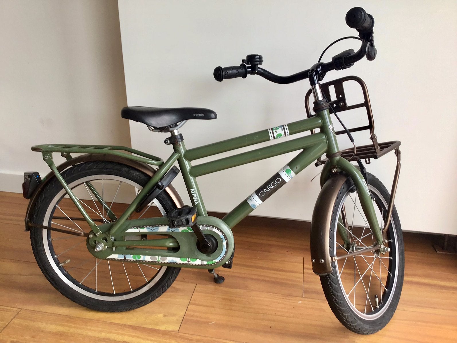 Mooie Alpina kinderfiets 18inch, Ophalen, Terugtraprem, 18 inch, Handrem