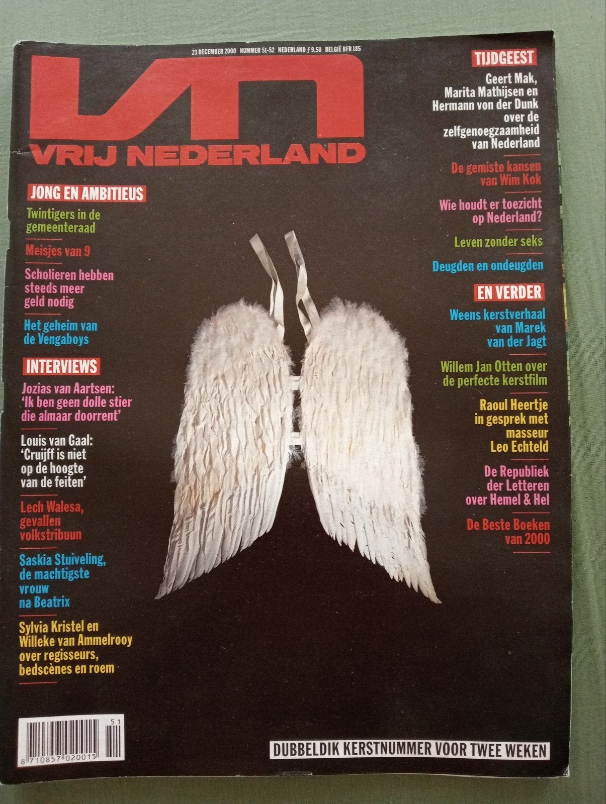 Vrij Nederland Kerstnummer 2000 - Zeer Redelijke Staat, Ophalen of Verzenden, Gelezen, Overige typen