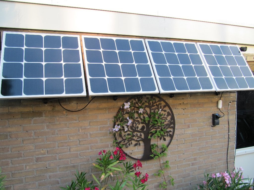 zonnepanelen met stekker, Doe-het-zelf en Verbouw, Ophalen, Zo goed als nieuw, Compleet systeem