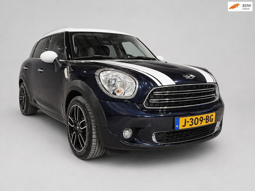 Mini Mini Countryman 1.6 Cooper Pepper - Panoramadak - Airco, Voorwielaandrijving, Gebruikt, Euro 6, Blauw