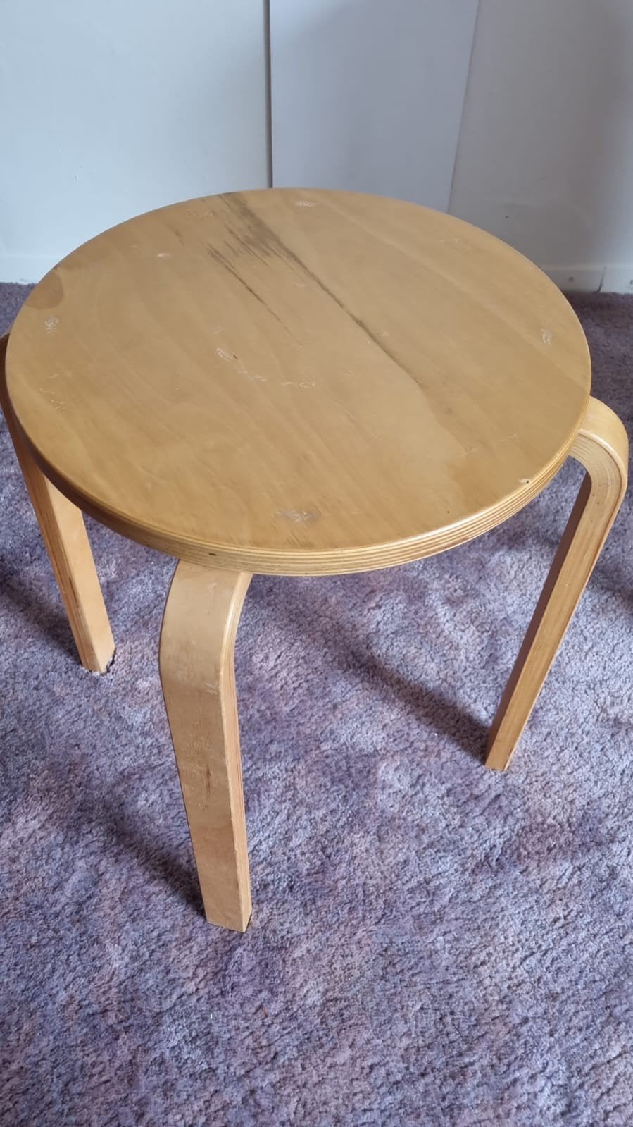 Zeven houten krukken, Ophalen, Zo goed als nieuw, Hout