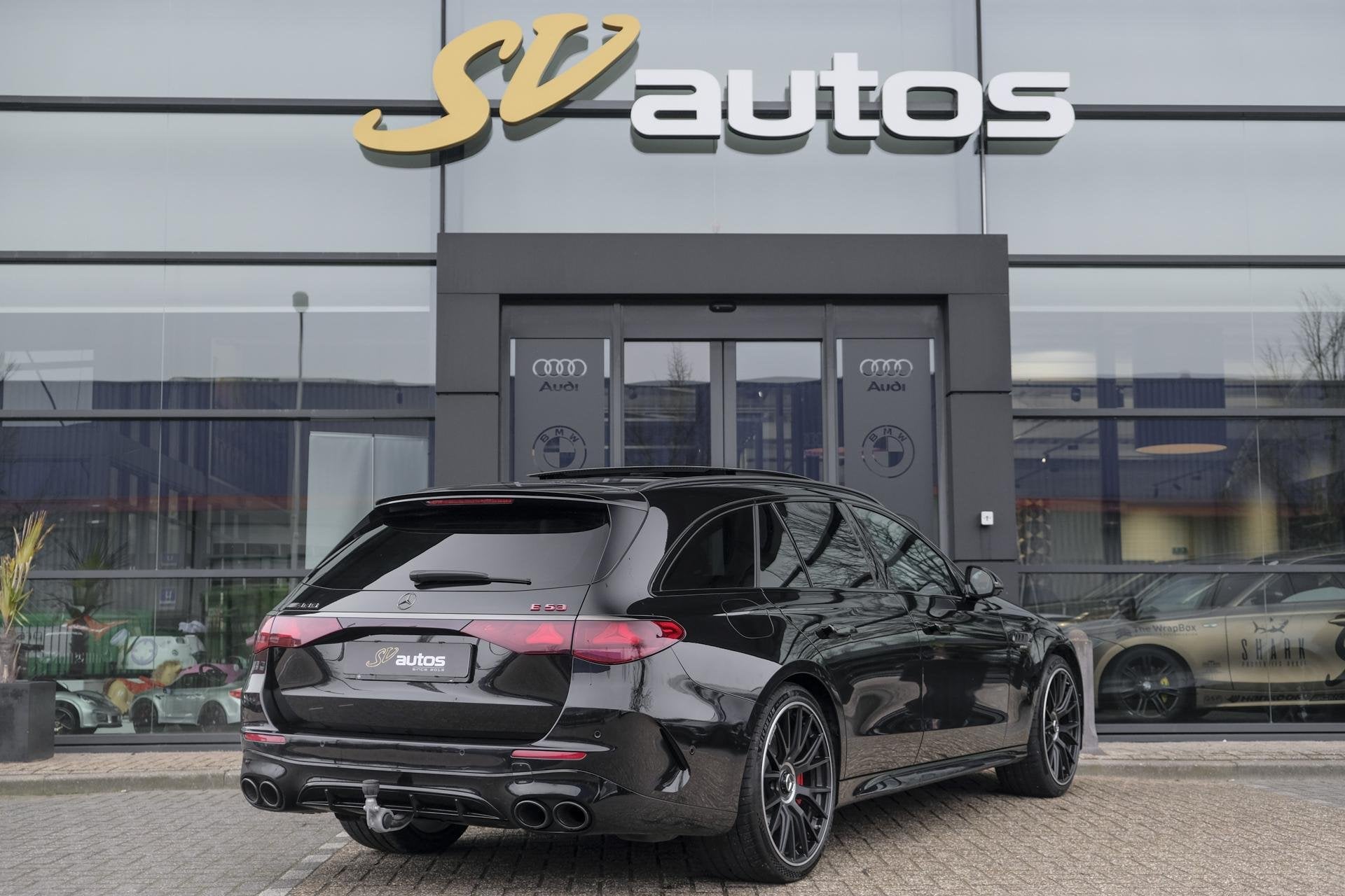 Mercedes-Benz E-klasse Estate E53 AMG 612pk 4MATIC+ Panorama, Auto's, Automaat, Gebruikt, Leder en Stof, Plug-in hybride