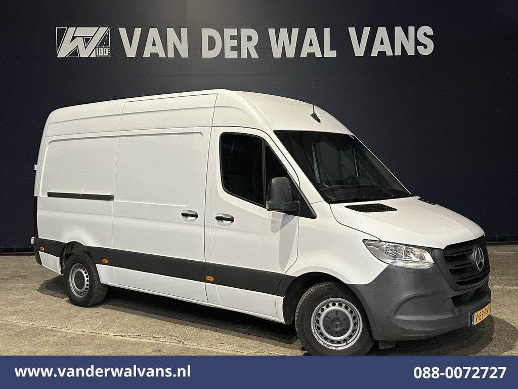 Mercedes-Benz Sprinter 314 CDI 143pk 3500kg Trekhaak L2H2 Eu, Stof, Wit, Mercedes-Benz, Bedrijf