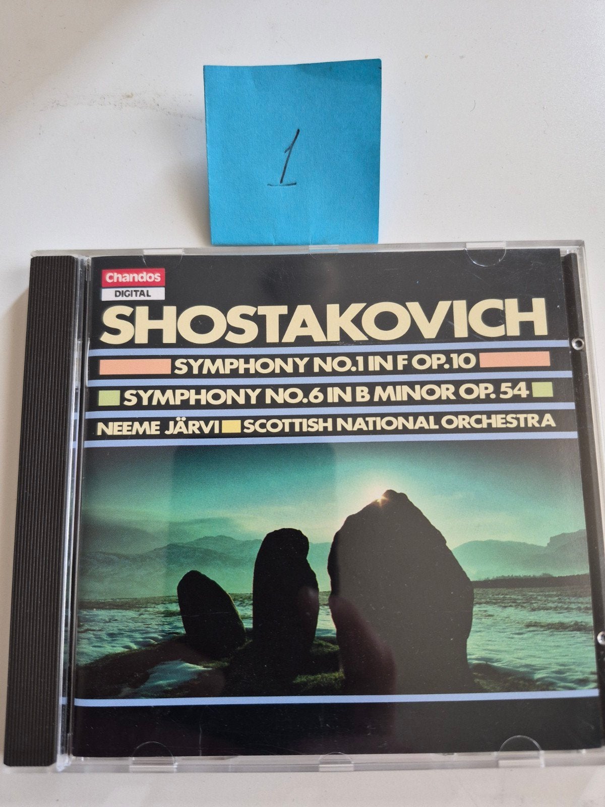 Shostakovich: Symfonieën 1 & 6 - Neeme Järvi CD, Gebruikt, Symfonie, Overige componisten, Modernisme tot heden