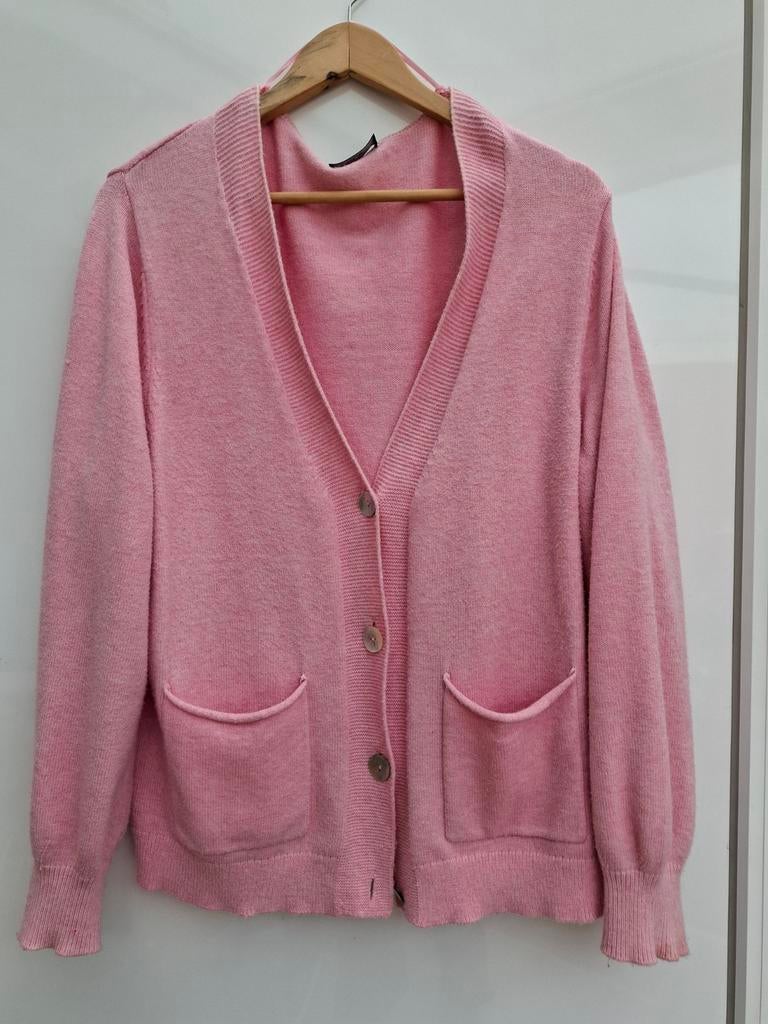 Via Appia Due roze vest 44, Maat 42/44 (L), Ophalen of Verzenden, Zo goed als nieuw, Roze