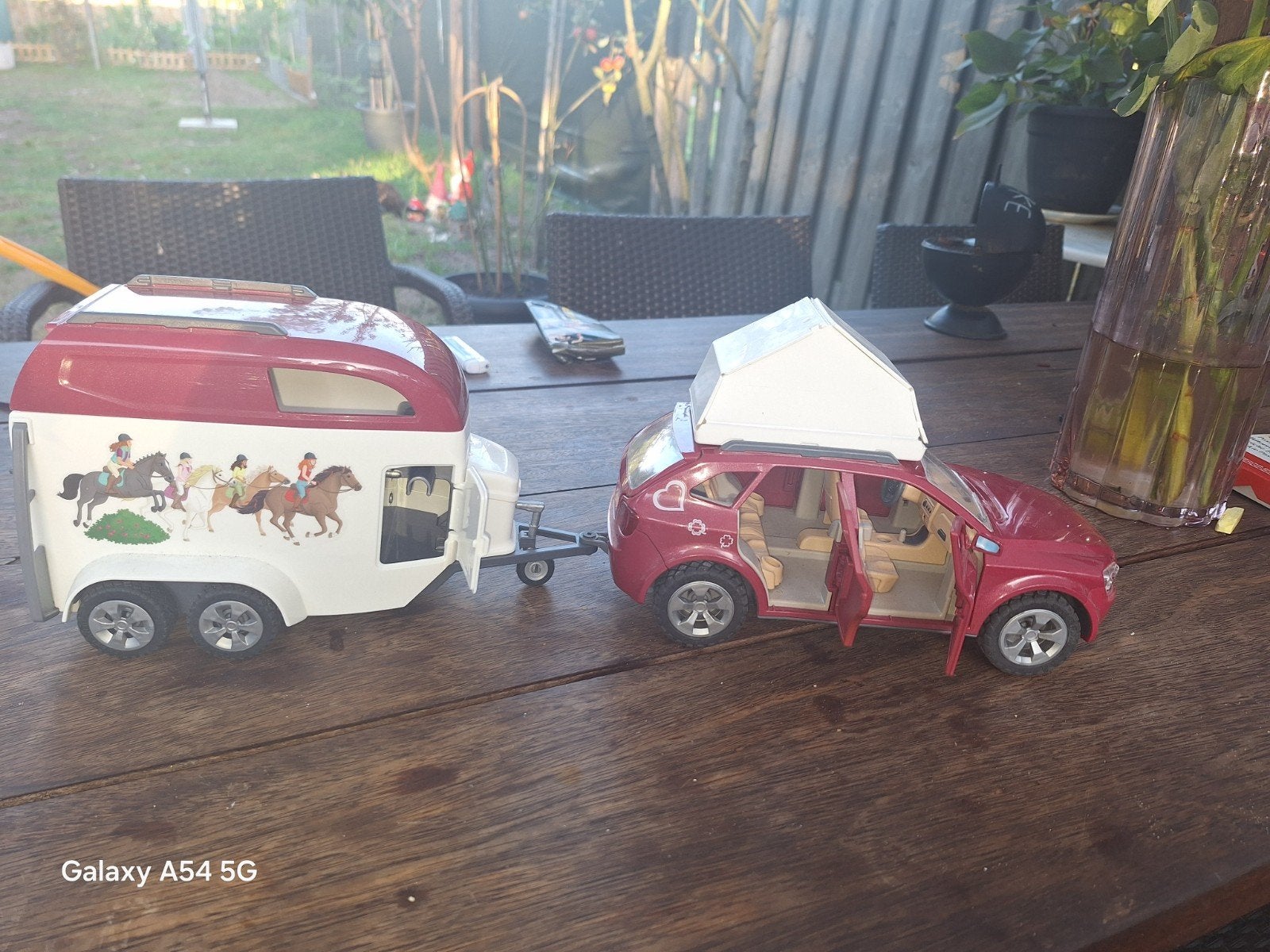 Schleich Horse Club Adventure with Car and Horse Trailer (42, Ophalen of Verzenden, Gebruikt